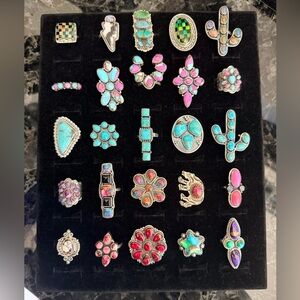 925 Sterling Silver Statement Rings | Sizes 6-10.5 | Comment for More Details ✨